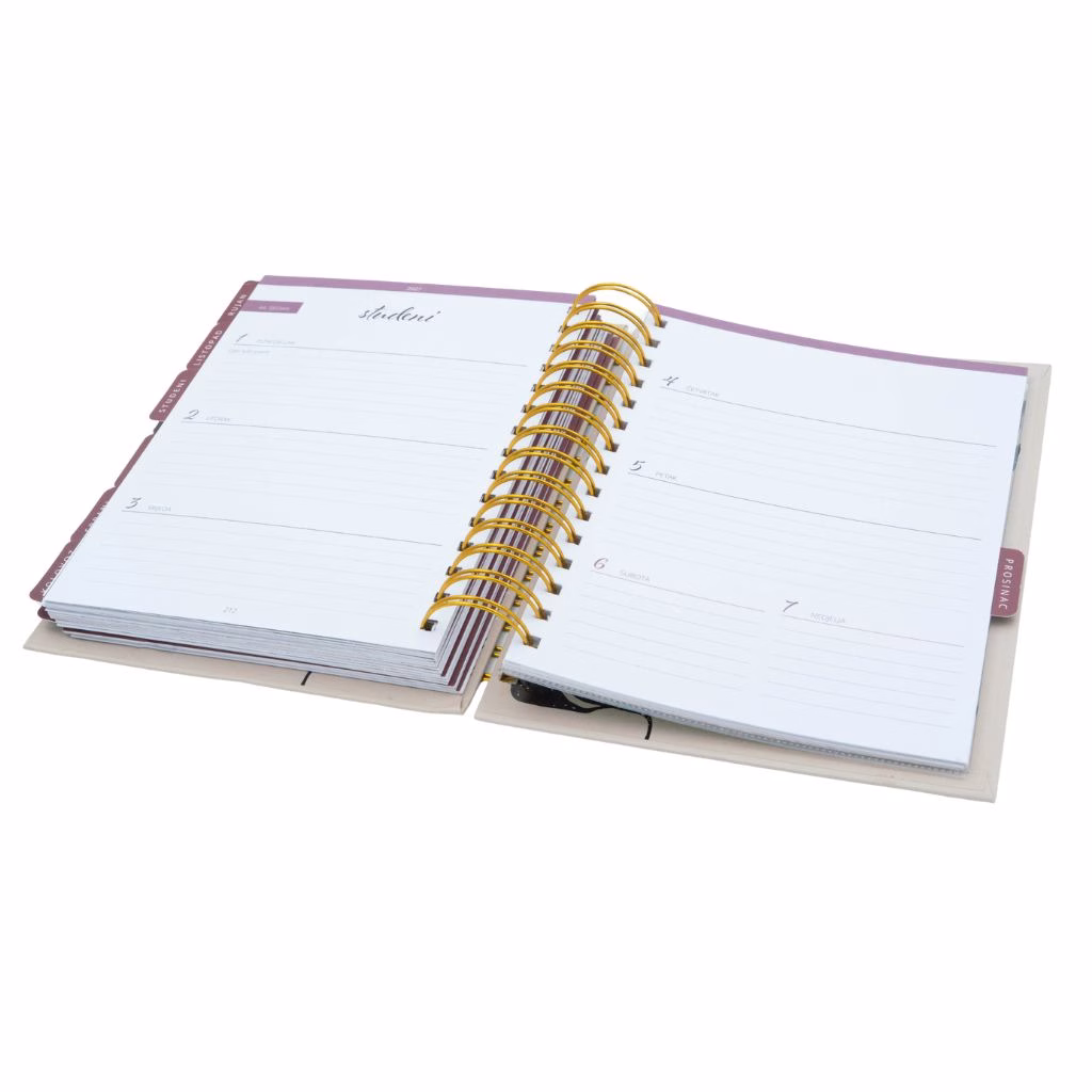 Planer Neutral Floral 16 mjeseci - Slika 2